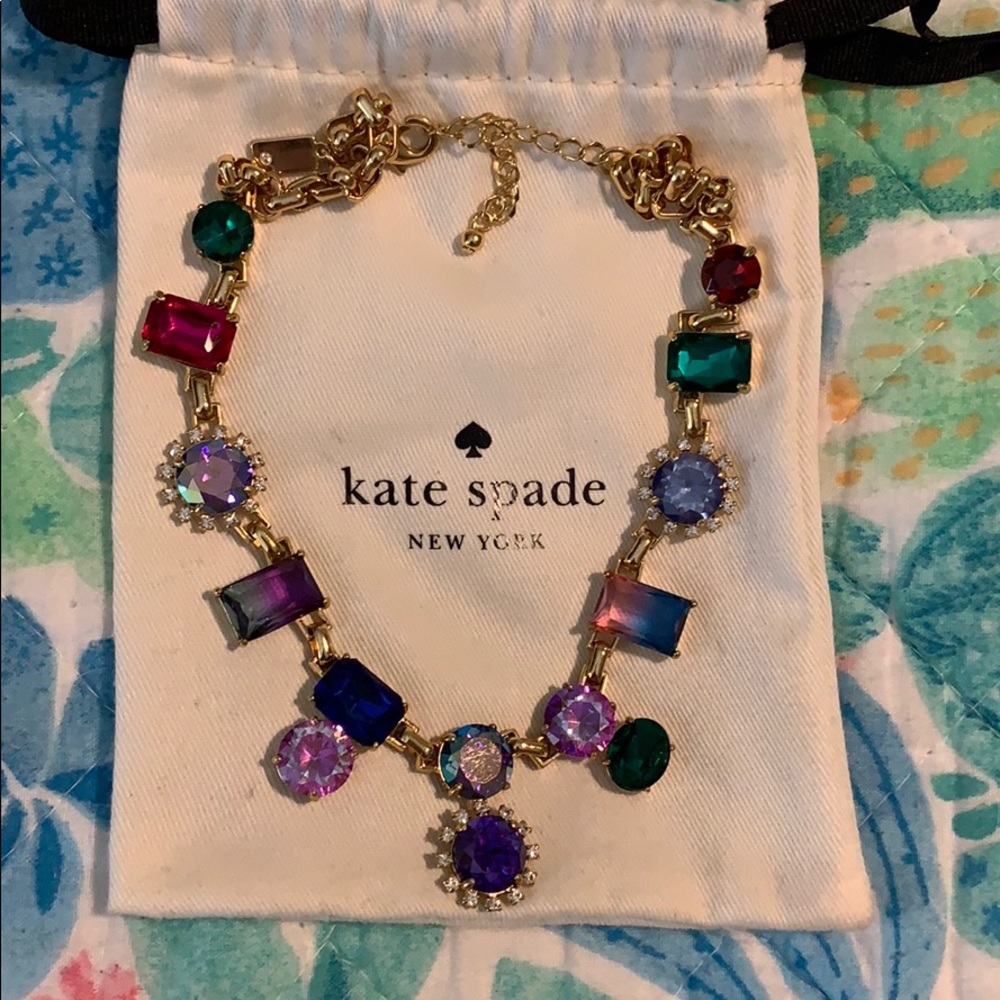 Kate Spade Multicolored Jewel Collar Necklace NWOT